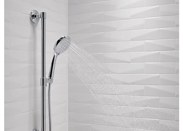 Shower with Aqua wall panels